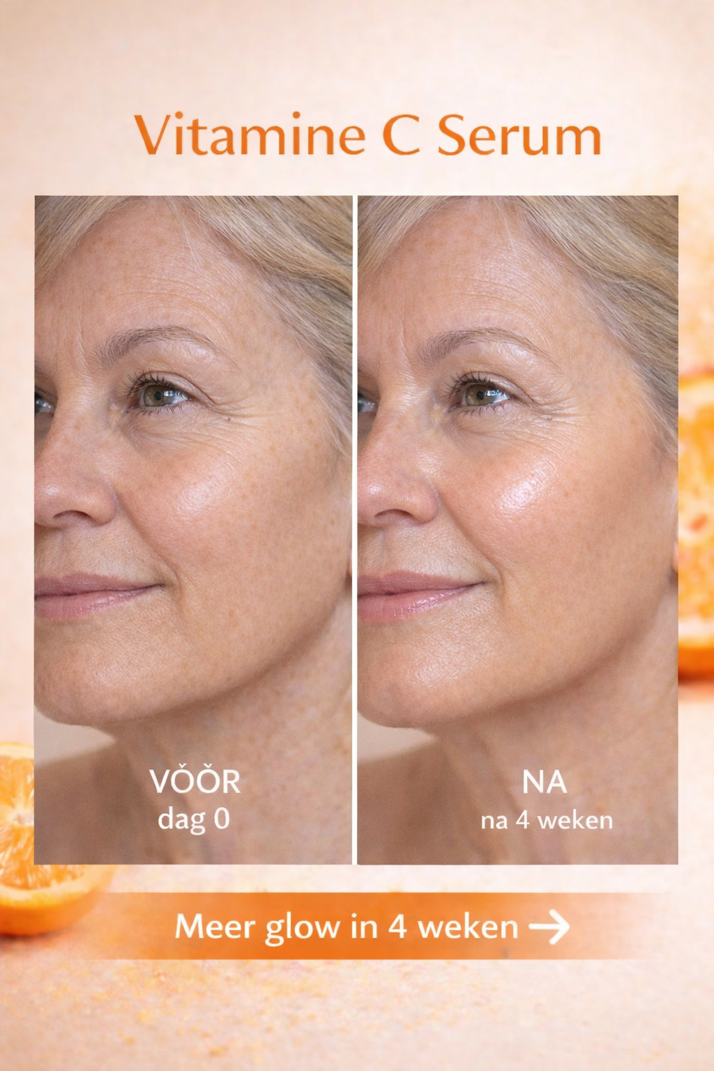 Stap 3: vitamine C sérum.