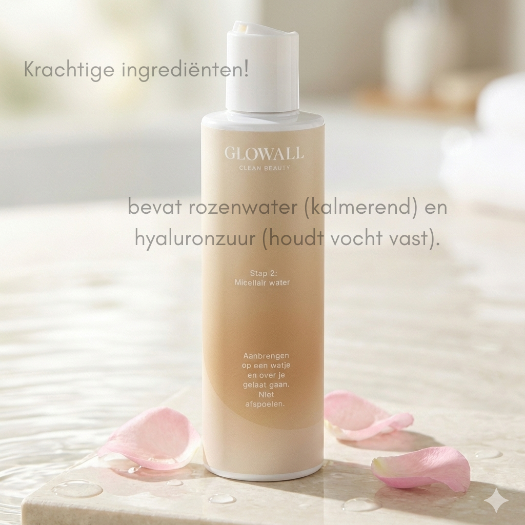 Stap 2: micellair water (tonic)