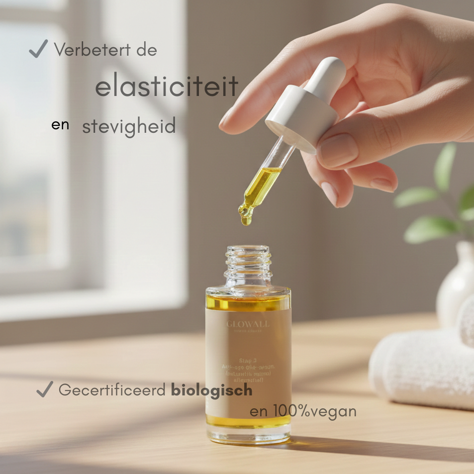 Stap 3: anti-age olie-sérum. Natuurlijk retinol alternatief.